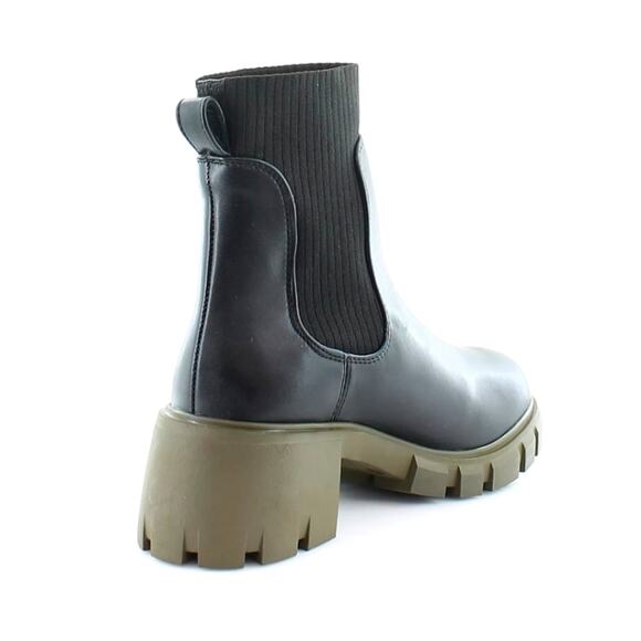 Steve Madden Hayle Women's Boots Black/Olive Platform Lug Sole Size 10 New - Picture 12 of 16